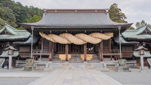 宮地嶽大しめ縄